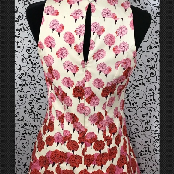 Maggy  London Pink-Cream Carnation Dress - Picture 5 of 7